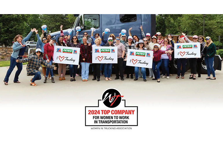 TravelCenters of America Recognized as a Leading Employer for Women in Transportation for 2024