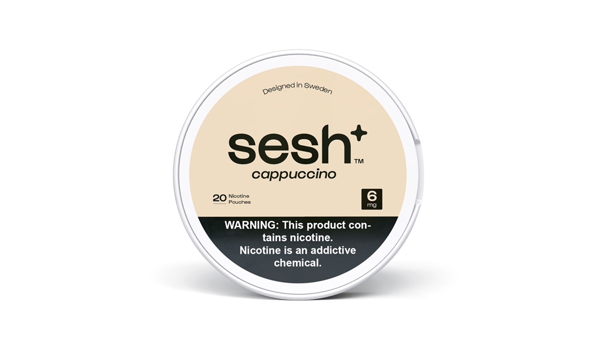 Tobacco/Nicotine Gold Award: Sesh Cappuccino Nicotine Pouch by Sesh