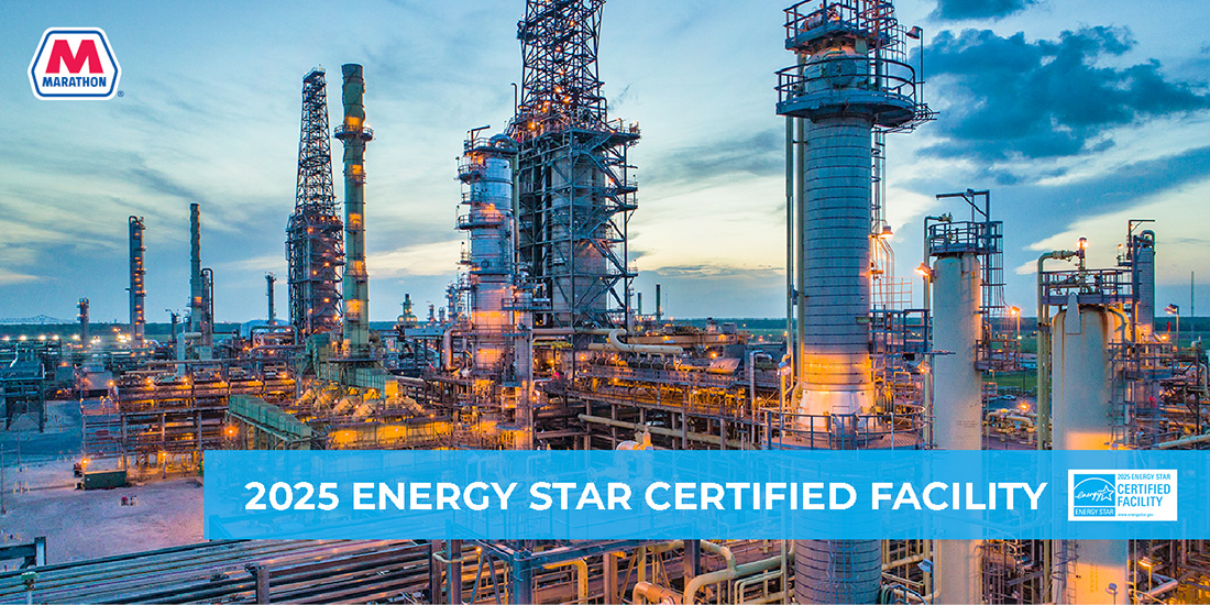 Six Marathon Refineries Earn 2025 Energy Star Certifications