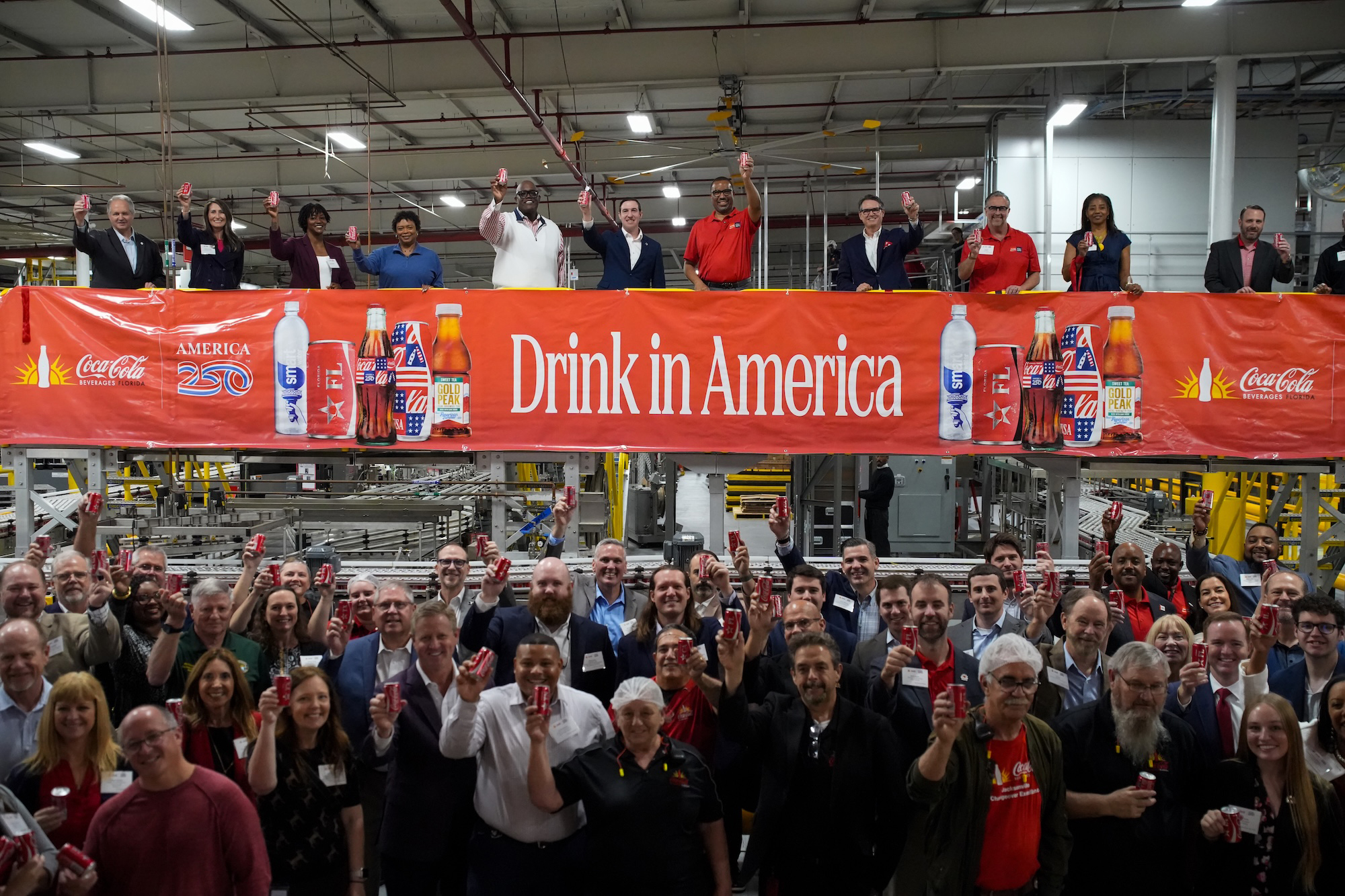Coke Florida Unveils Commemorative Cans for America’s 250th