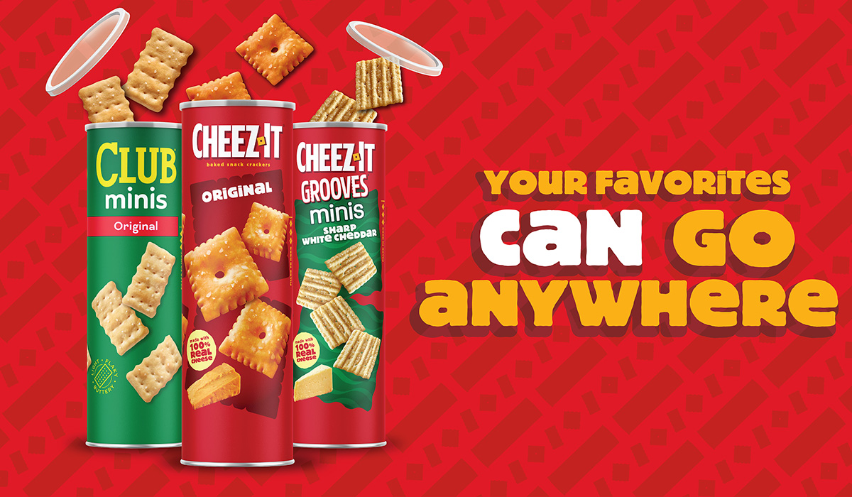 Crackers in a Resealable Can